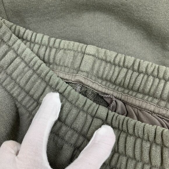 Gucci Grayish-Green Cotton Drawstring Sport Pants With Side Logo Taping XS - Picture 3 of 7